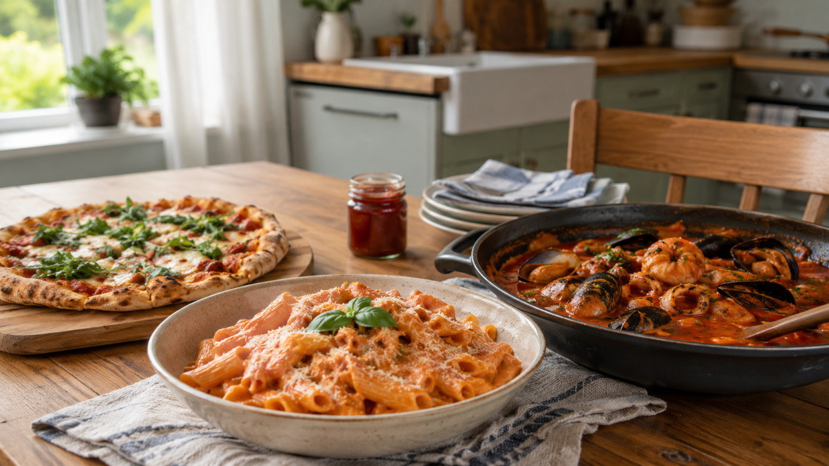 Tomato Concentrate Recipes for Pasta, Flatbread, Seafood and Stew